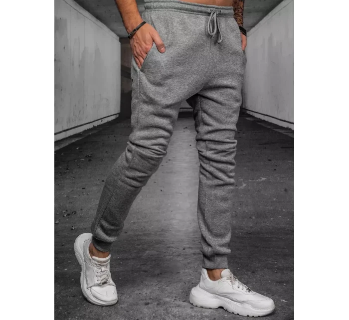 Pánské světle šedé kalhoty model 21967318 - Dstreet Pánské světle šedé kalhoty model 21967318 - Dstreet