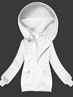 Dámska biela mikina na zips S'West (B-12#)