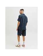 Jack&Jones pánske pruhované šortky JPSTJAIDEN COBA STRIPE JOG SHORTS REG SN SN 12274413 SKY CAPTAIN/STRIPES