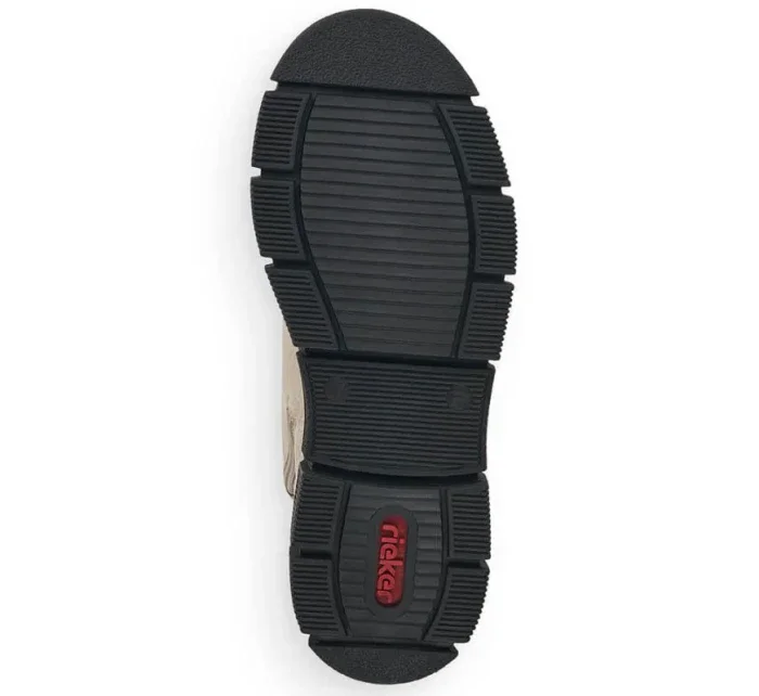 Rieker W X3428 béžové zateplené topánky