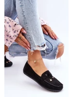 Klasyczne Zamszowe Mokasyny Czarne Good Time Klasyczne Zamszowe Mokasyny Czarne Good Time