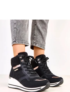 Dámské sněhule model 21935235 černé Solea - SWEET SHOES