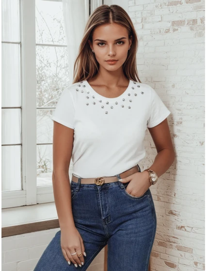 Dámské tričko bílé Dstreet model 21972936 - FashionStreet