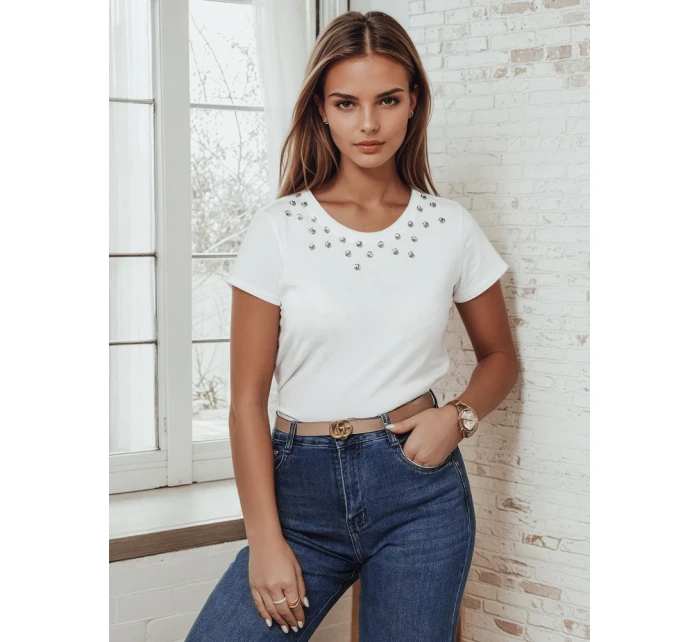 Dámské tričko bílé Dstreet model 21972936 - FashionStreet