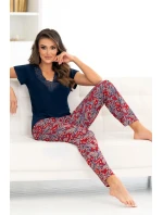 Dámske pyžamo Rita blue - Donna Dámske pyžamo Rita blue - Donna
