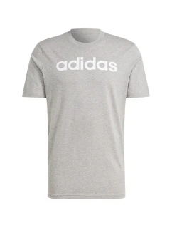 Adidas Essentials Single Jersey Lineárne vyšívané logo Tee M IC9277 Muži