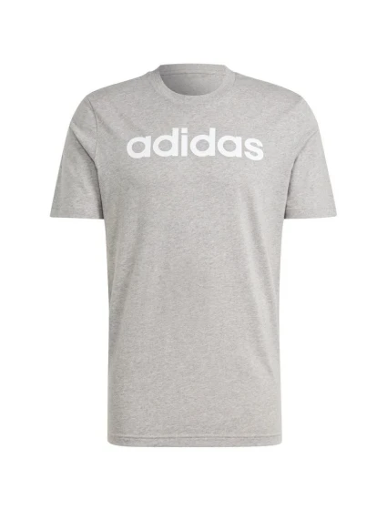 Adidas Essentials Single Jersey Lineárne vyšívané logo Tee M IC9277 Muži