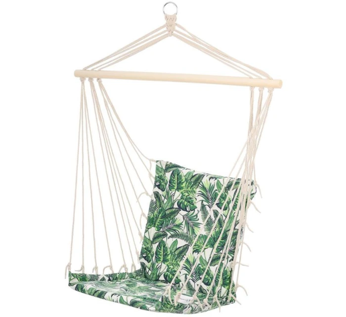 BRAZÍLSKA ZÁVESNÁ SEDAČKA HAMAK 100x50 cm NATURE S VNÚTORNÝM POLŠTÁROM JUNGLE LIGHT BRAZÍLSKA ZÁVESNÁ SEDAČKA HAMAK 100x50 cm NATURE S VNÚTORNÝM POLŠTÁROM JUNGLE LIGHT