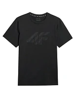 Pánske tričko 4F M3342 deep black 4FWMM00TTSHM3342 20S pánske Pánske tričko 4F M3342 deep black 4FWMM00TTSHM3342 20S pánske