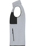 JN Pánská fleecová vesta 02. light melange/black model 22414772 - Daiber JN Pánská fleecová vesta 02. light melange/black model 22414772 - Daiber