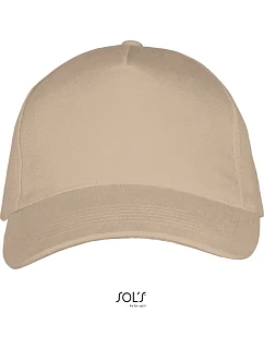 SOL'S Long Beach 5 panelová sandwich kšiltovka model 22521358 beige