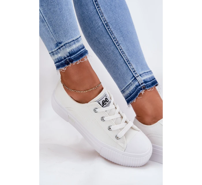 Dámské Tenisky Na Platformě Bílé ISLA C WOMEN LOW model 21695920 - Lee