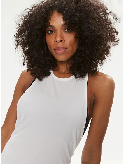 Dámské plážové šaty bílé model 19701739 - Calvin Klein Dámské plážové šaty bílé model 19701739 - Calvin Klein