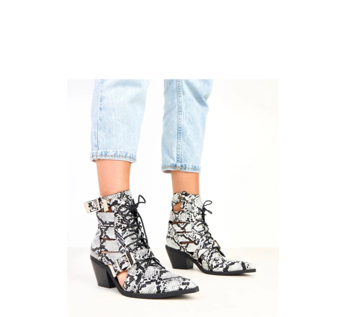 Topánky na podpätku model 217931 Solea