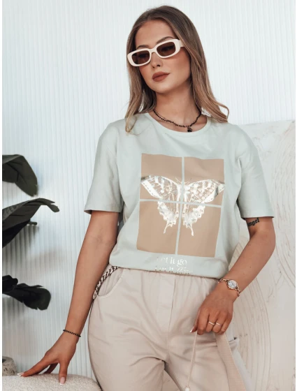 Dámské šedé tričko Dstreet model 21976598 - FashionStreet Dámské šedé tričko Dstreet model 21976598 - FashionStreet