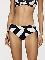 Dámske plavkové nohavičky Summer Allure Midi X White, bielo-čierne – TRIUMPH