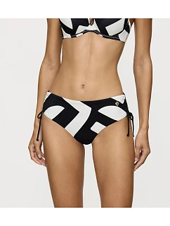 Dámske plavkové nohavičky Summer Allure Midi X White, bielo-čierne – TRIUMPH