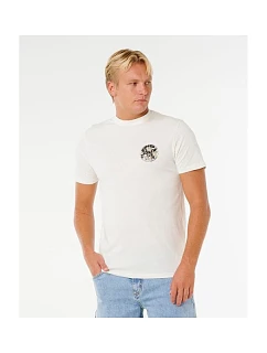 Pánské tričko RIP CURL Wettie Passage Icon Tee, bílé