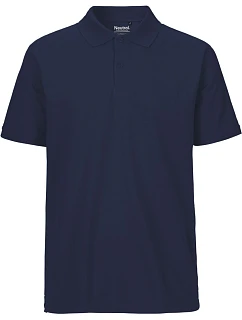 O Pánské piqué polo z bio bavlny navy model 22503765 - Neutral
