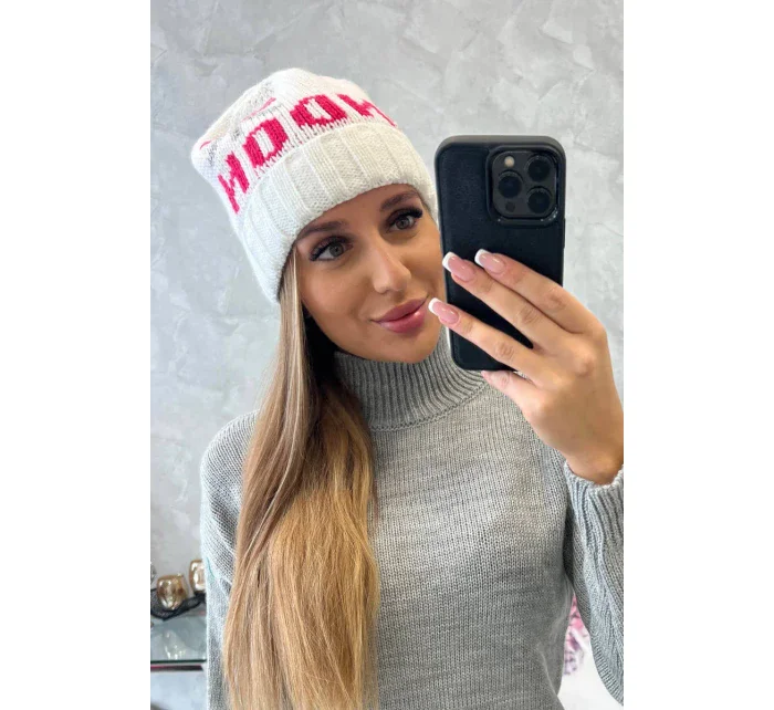 Dámska čiapka London K385 biela Dámska čiapka London K385 biela