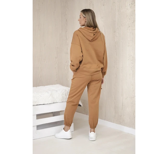 Bavlnená mikina s kapucňou + ťavie nohavice Bavlnená mikina s kapucňou + ťavie nohavice