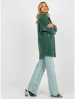 Dámský kabát MBM PL model 22280050 tmavě zelený - FPrice
