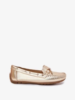 Dámske mokasíny z eko kože Si Passione - zlaté