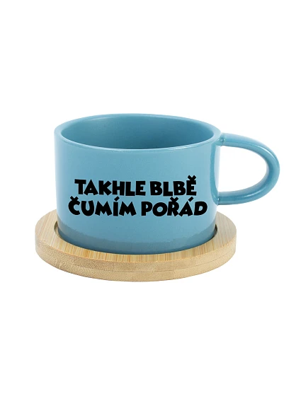 I'M LOOKING SO BAD NOW - modrý pohár na makrónky 200 ml I'M LOOKING SO BAD NOW - modrý pohár na makrónky 200 ml