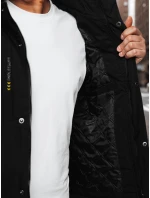 Pánska prechodná bunda s kapucňou čierna Dstreet TX4997