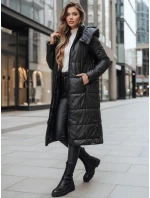 Dámská přechodná bunda prošívaná s kapucí černá Dstreet model 21995327 - FashionStreet