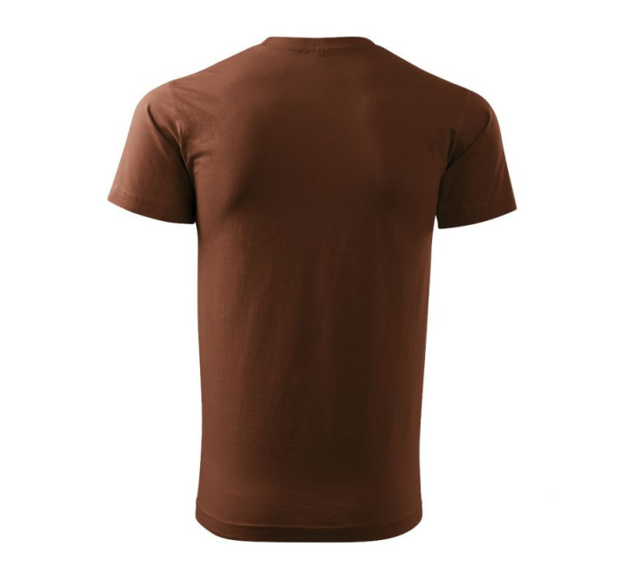 Pánske tričko Basic M MLI-12938 chocolate - Malfini