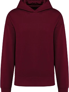 Kariban K 4018 Oversize mikina s kapucňou 20.4018 wine