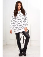 Mikina s nápisy bílá Mikina s nápisy bílá