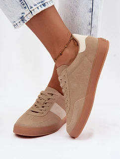 Dámske semišové tenisky Big Star UU274009 Beige