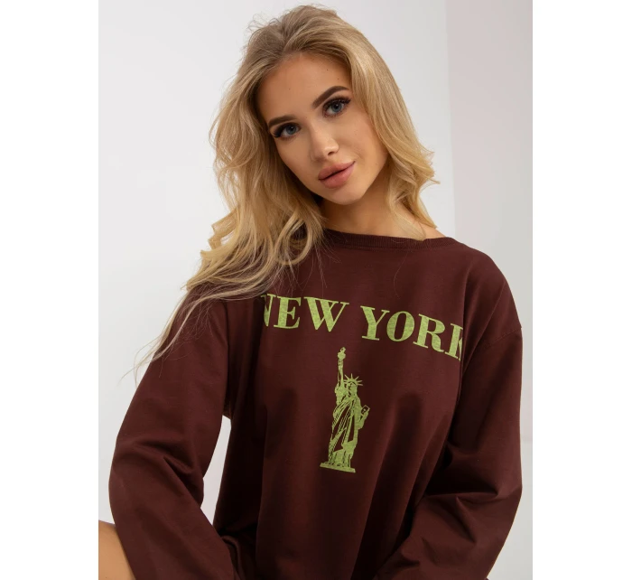 Mikina VI BL 3212.15X tmavo hnedá Mikina VI BL 3212.15X tmavo hnedá