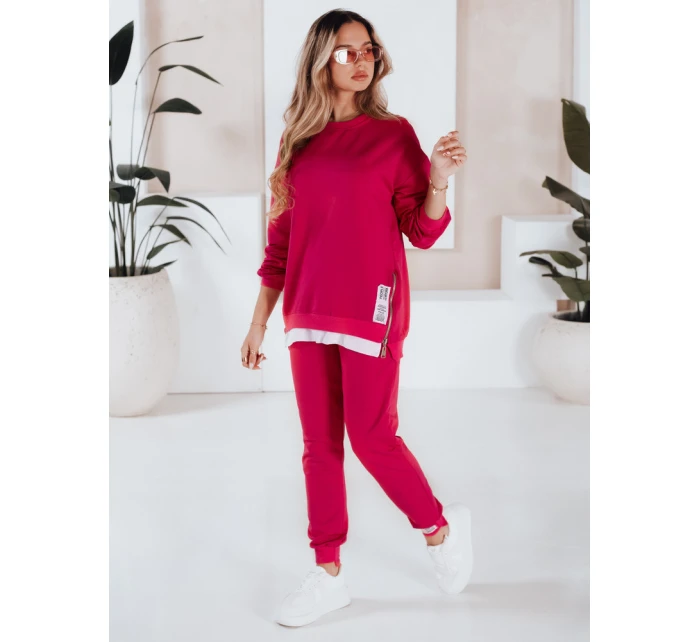 Dámska tepláková súprava TORONTO fuchsiová FashionStreet AY0955 Dámska tepláková súprava TORONTO fuchsiová FashionStreet AY0955