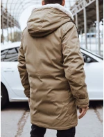 Pánská zimní bunda tmavě béžová Dstreet model 21971701 - FashionStreet