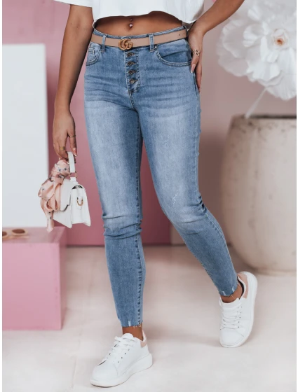 Dámské úzké džínové kalhoty s vysokým  Dstreet model 21983629 - FashionStreet