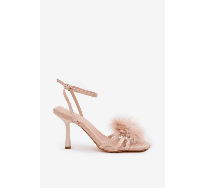 Dámské Sandály Na S Béžové model 21687027 - Boto