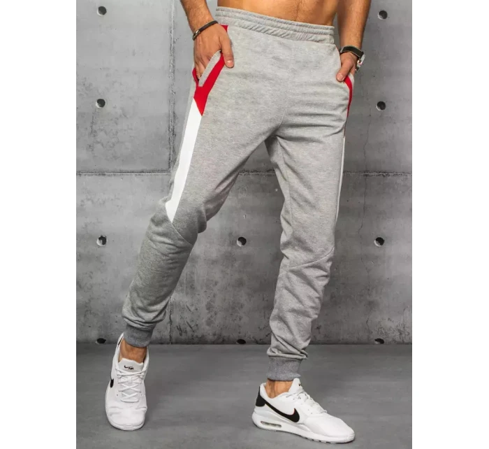 Pánské světle šedé teplákové kalhoty Dstreet model 21963051 - FashionStreet