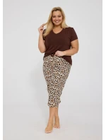 Pyžamo model 22017285 Naomi kr/r 3XL5XL - Cornette