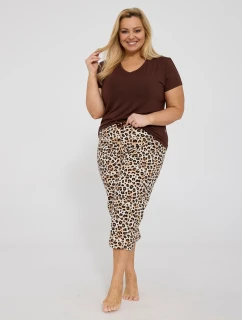 Pyžamo model 22017285 Naomi kr/r 3XL5XL - Cornette