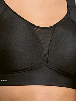 športová podprsenka smart control tvarovaná, clean cut 5530 čierna - Active