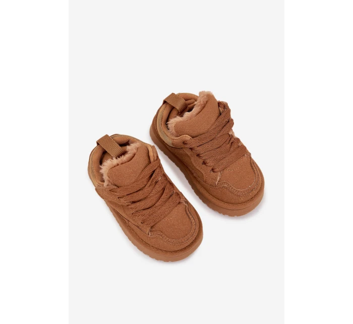 Dětské tenisky s podšívkou Camel model 21718540 - Boto Dětské tenisky s podšívkou Camel model 21718540 - Boto