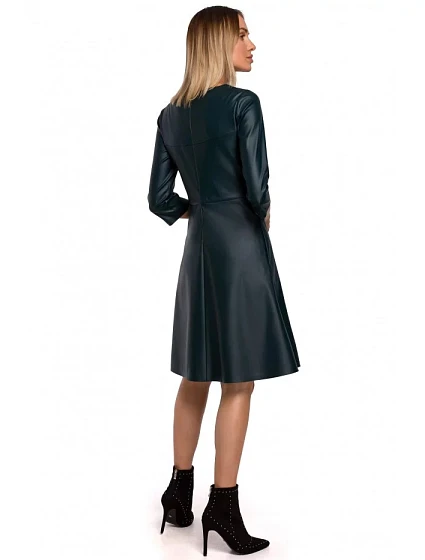 Šaty z umělé kůže model 17112110 - Moe
