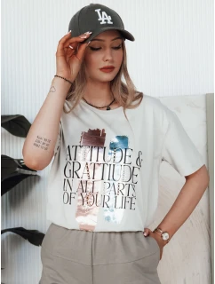 Dámské tričko světle šedé Dstreet model 21976510 - FashionStreet