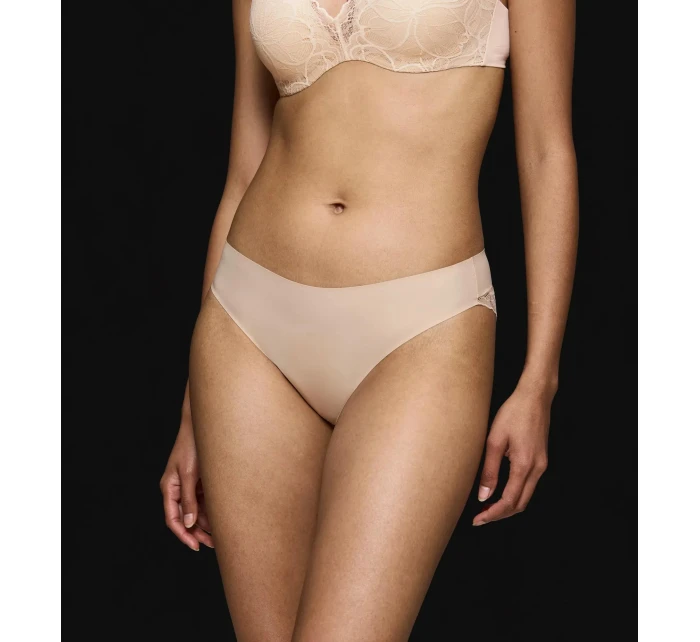 Dámske body Make-Up Illusion Lace Highleg Tai - BROWN - svetlohnedá 00NZ - TRIUMPH