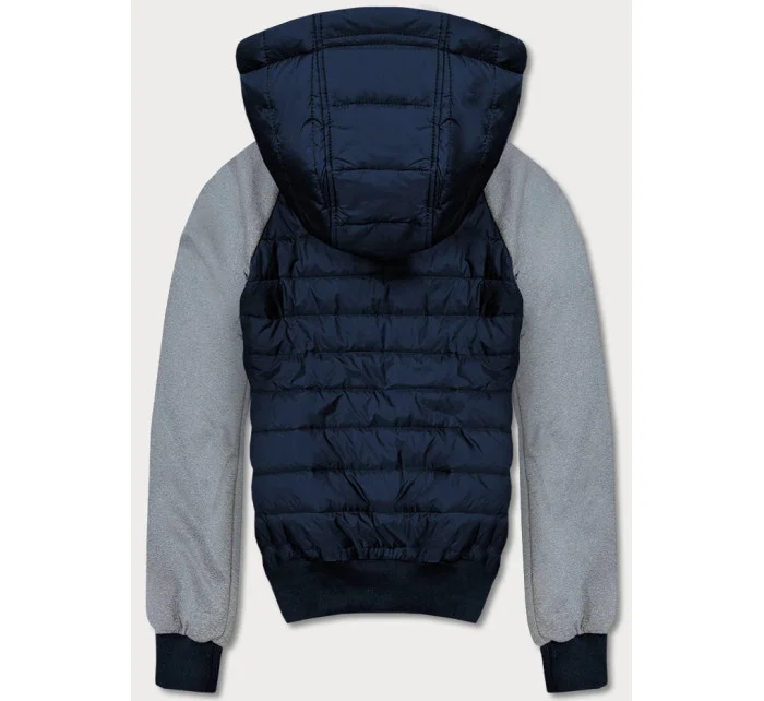 Tmavo modro-šedá pánska športová bunda (8M903-215) Tmavo modro-šedá pánska športová bunda (8M903-215)