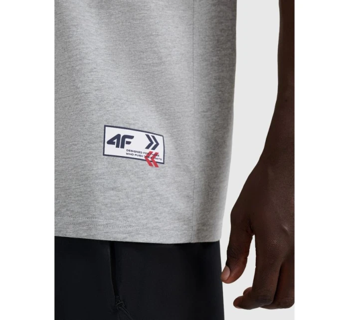 Pánske tričko oversize s potlačou 4F 4FRAW25TTSHM3257-27M Pánske tričko oversize s potlačou 4F 4FRAW25TTSHM3257-27M