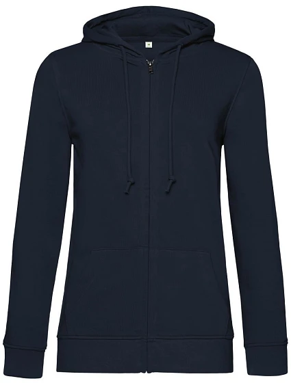 B&C Inspire Zipped Hood /women_° Dámska mikina s kapucňou 01.W36B tmavomodrá